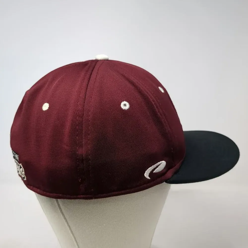 Pukka Baseball Cap Red Black One Size Abington Ghosts Performance Stretch Hat